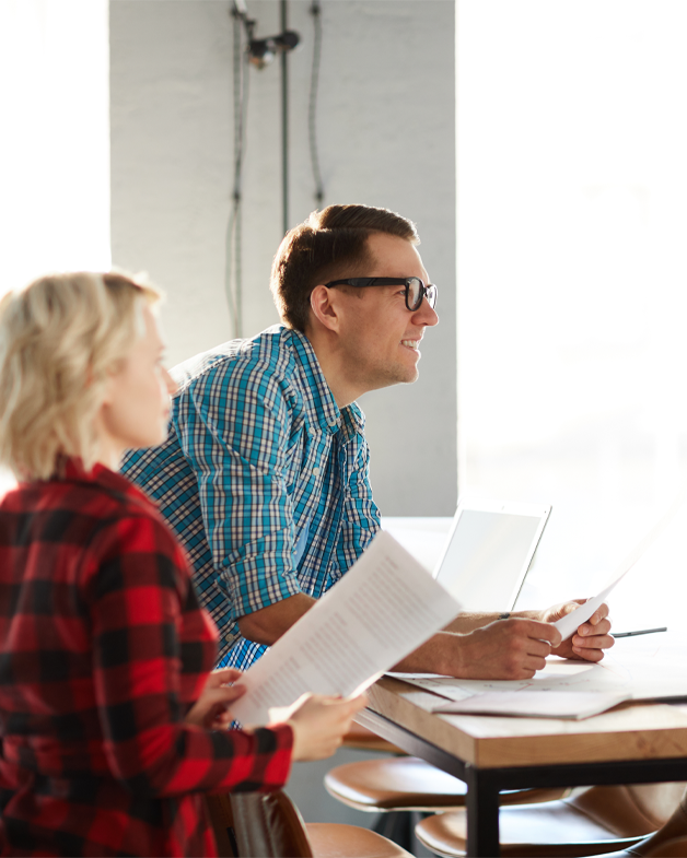 Team meeting in Conference Room | Eskay Marketing