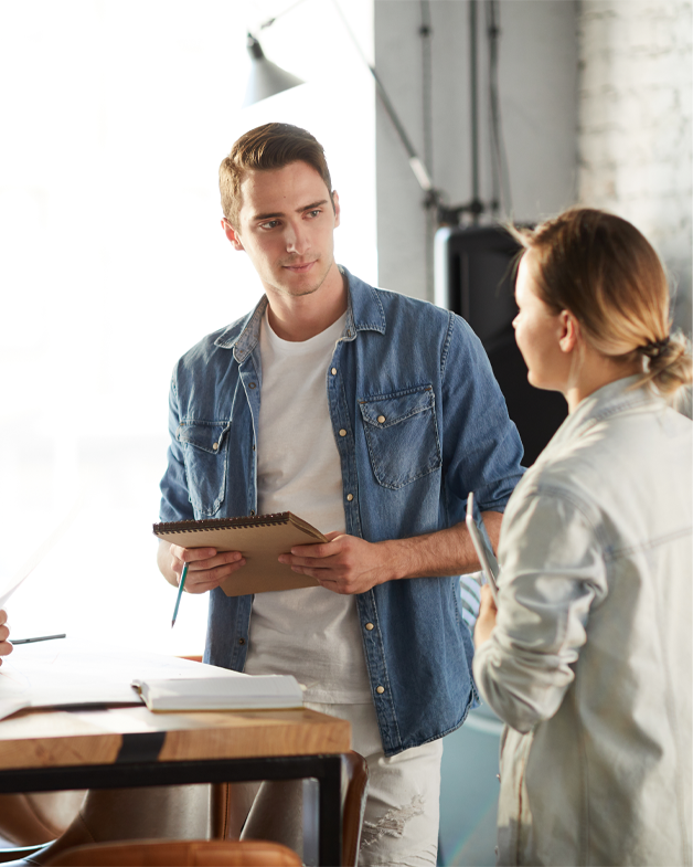 Team meeting in Conference Room | Eskay Marketing