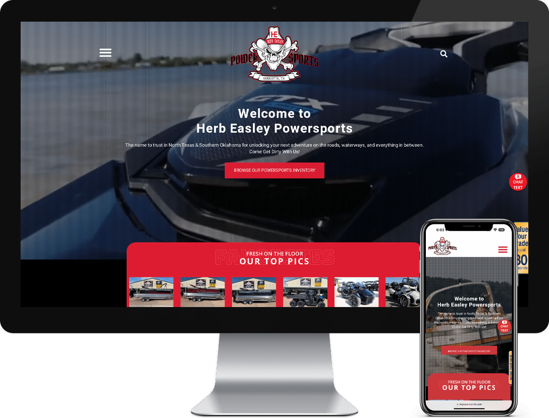 Website Design and Development for Herb Easley Motors