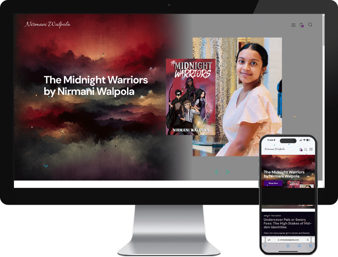 Website Design and Development for Author Nirmani Walpola