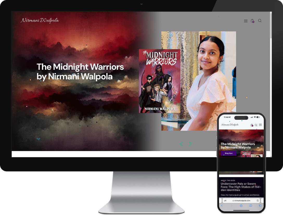 Website Design and Development for Author Nirmani Walpola