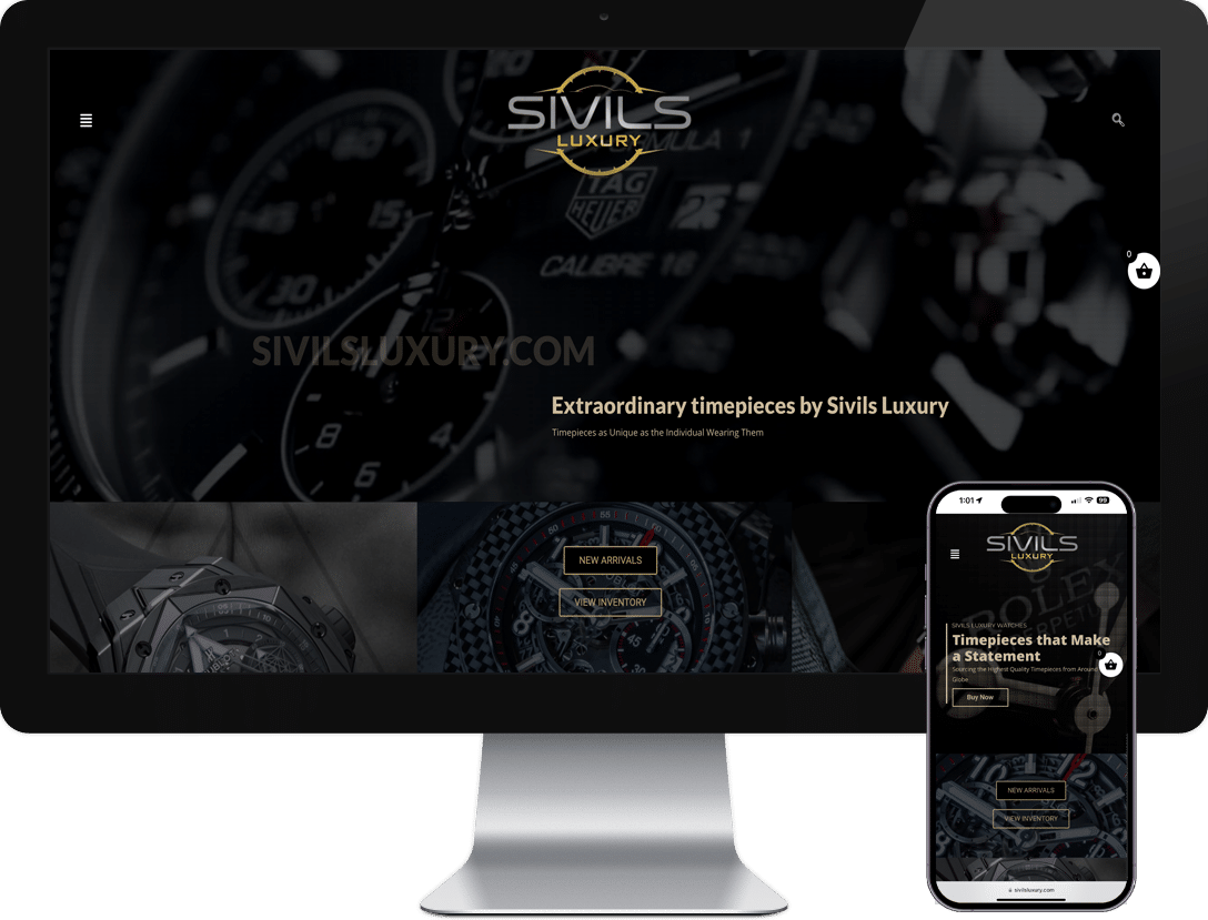 Website Design and Development for Sivils Luxury